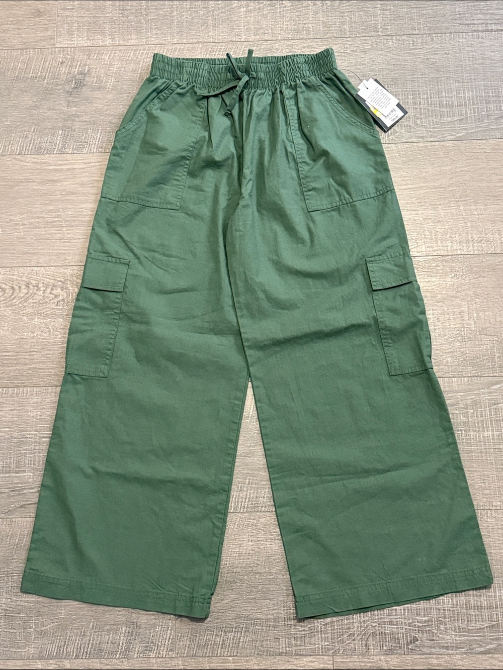 art class Olive Green Elastic Waist Pants